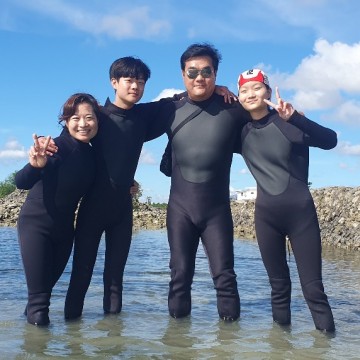 가족과 함께하는 다이빙